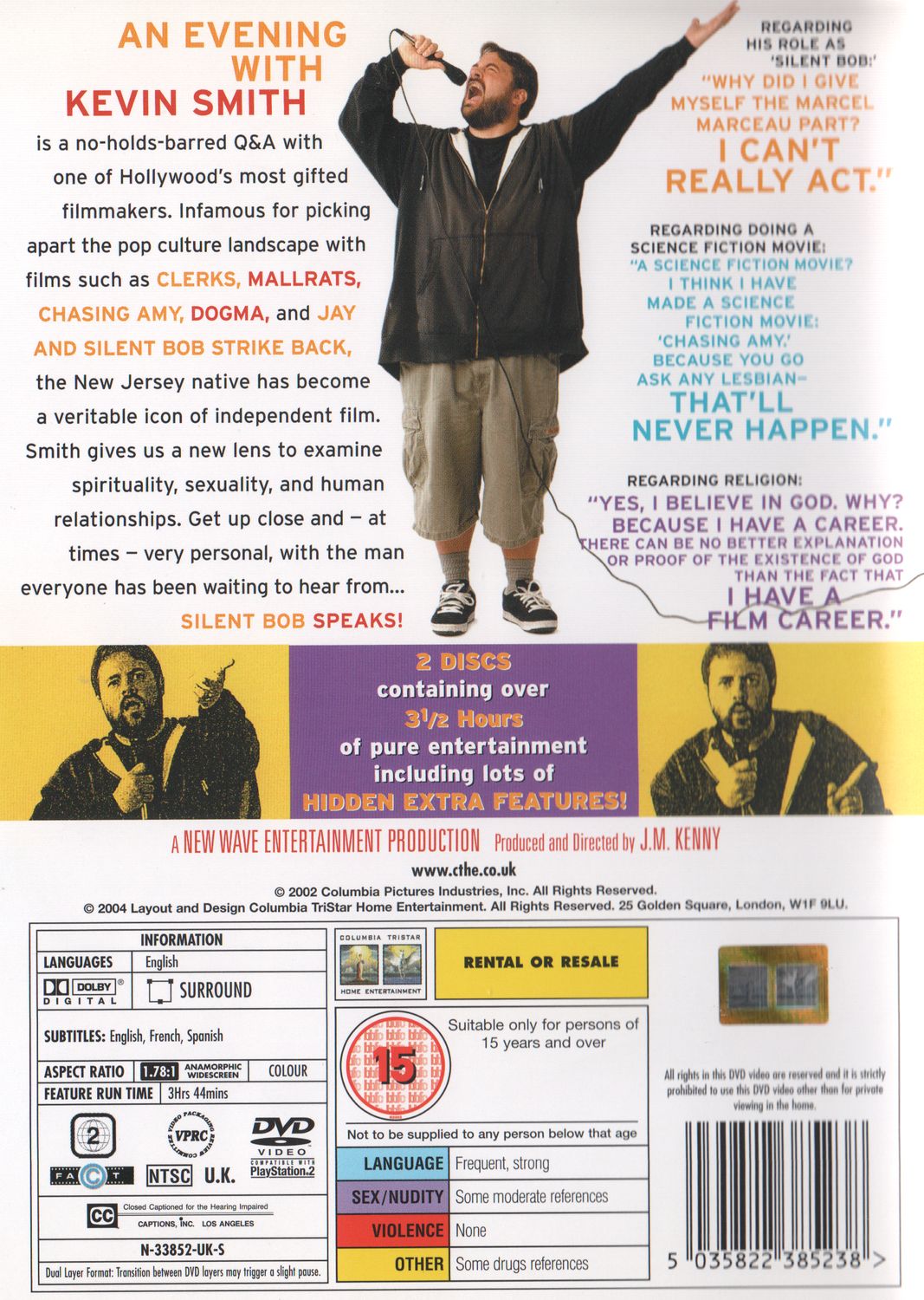 An Evening with Kevin Smith (2002) DVD