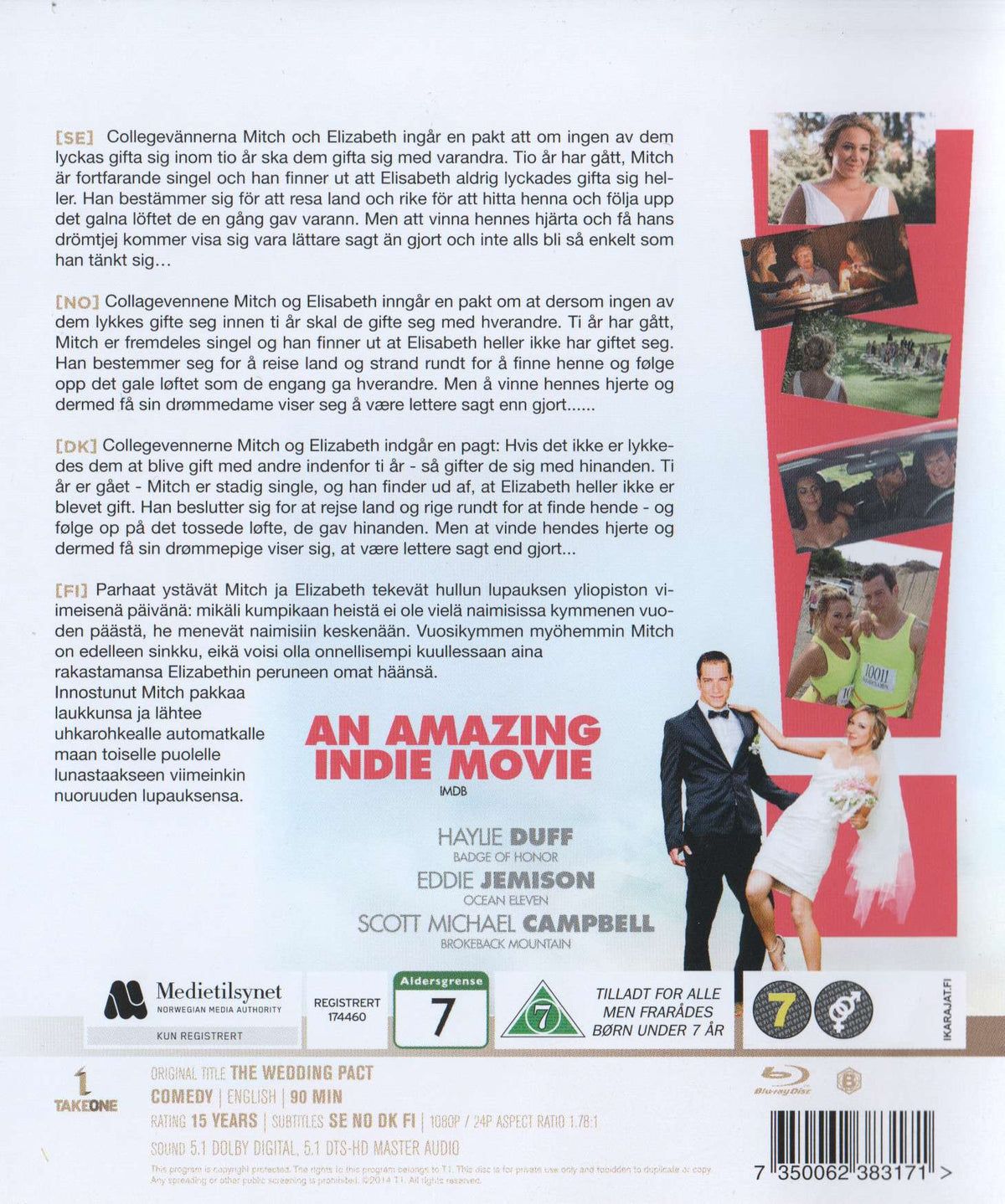 The Wedding Pact (2014) DVD