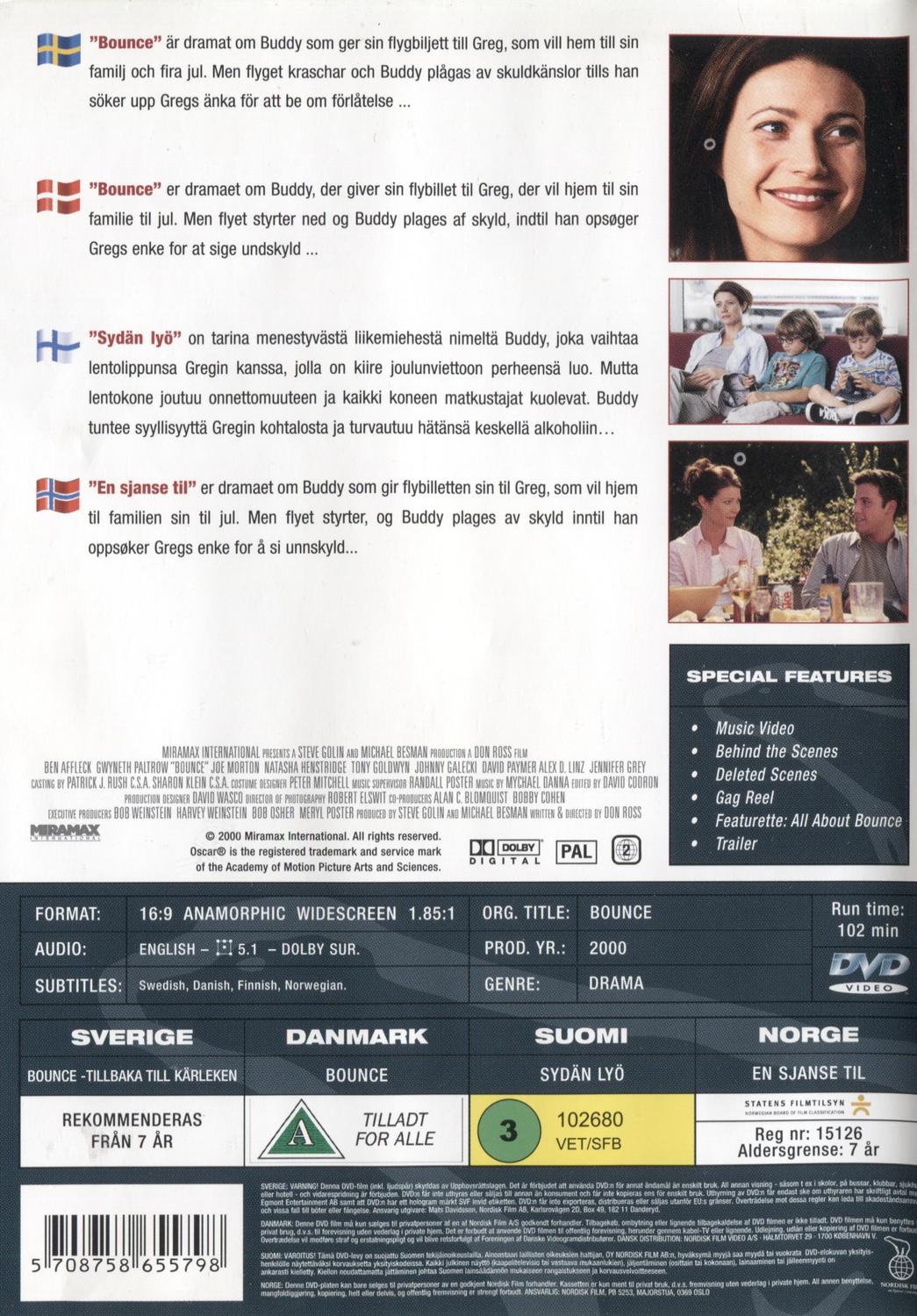 Bounce (2000) DVD