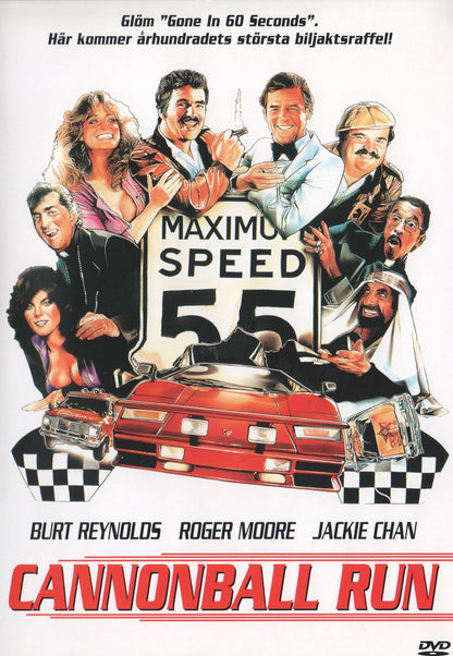 Cannonball Run (1981) DVD, Swedish Edition
