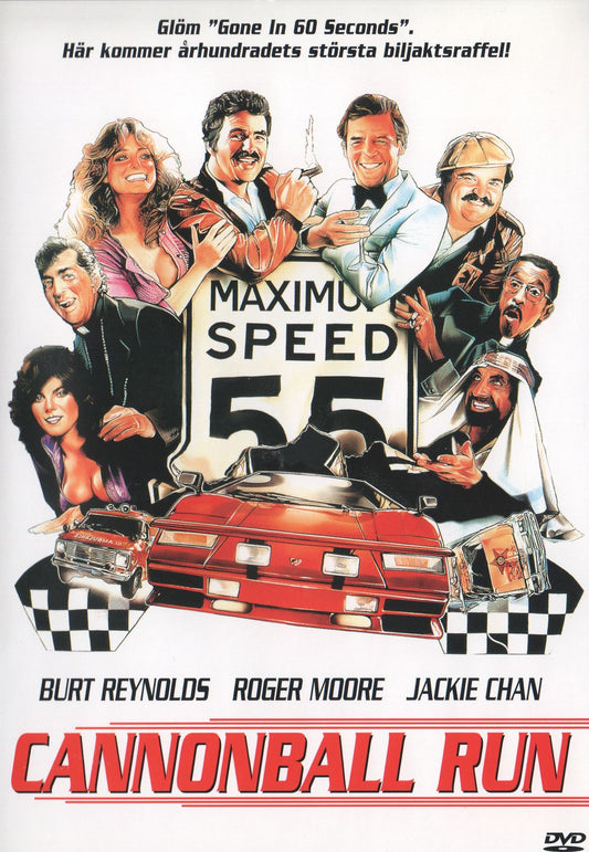 Cannonball Run (1981) DVD, Swedish Edition