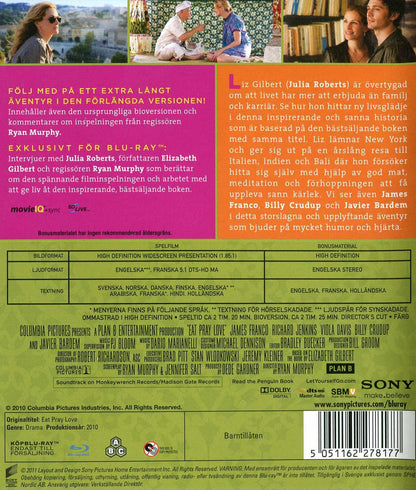 Eat Pray Love (2010) DVD