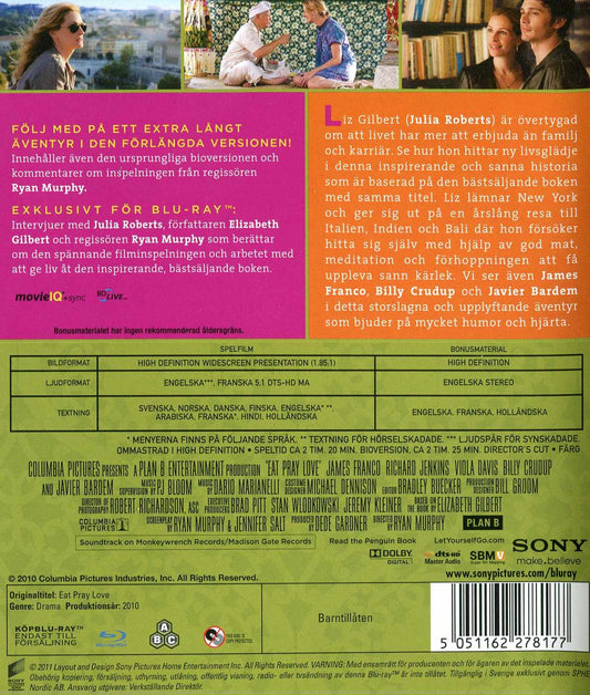 Eat Pray Love (2010) DVD