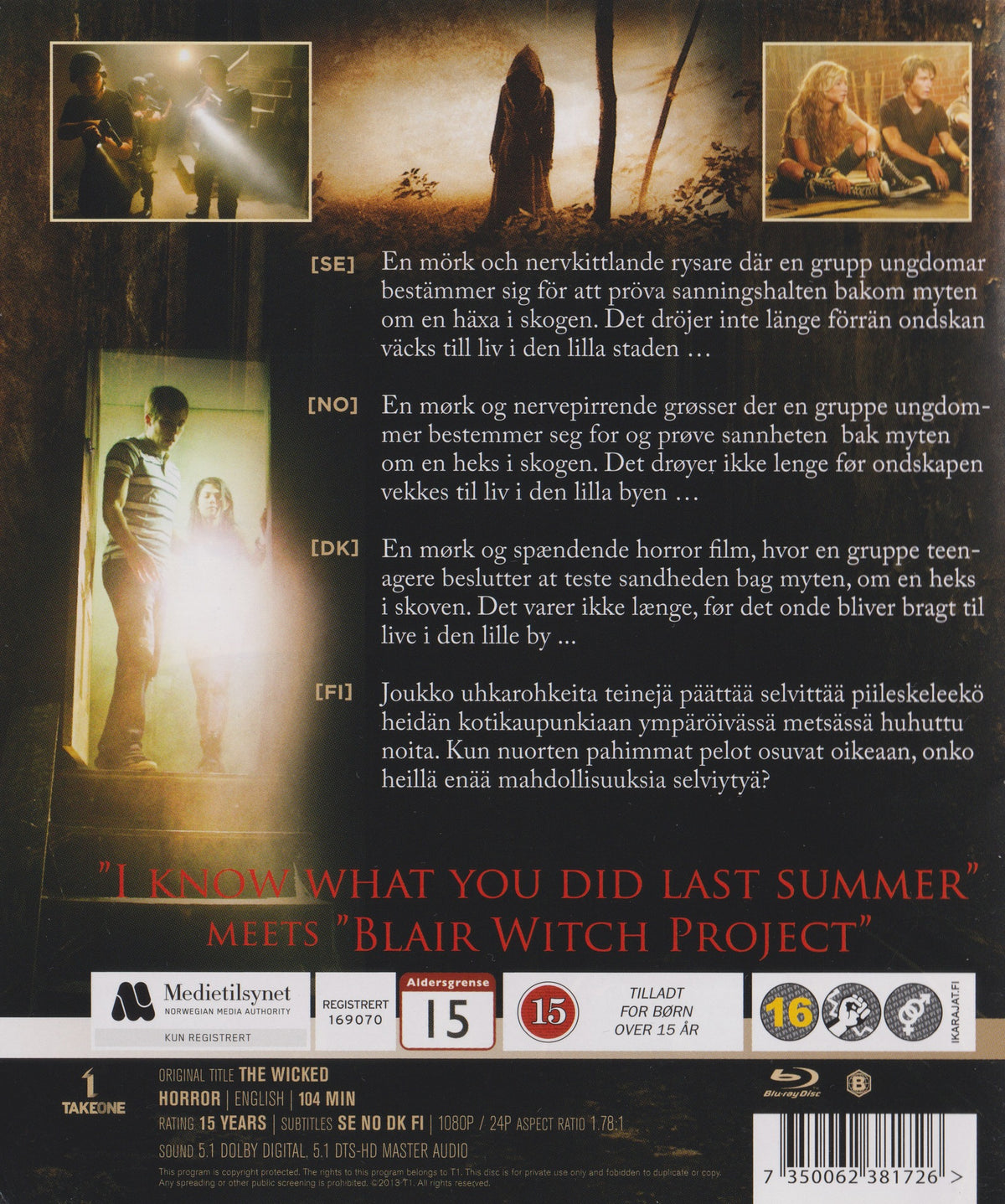 The Wicked (2013) Blu-ray