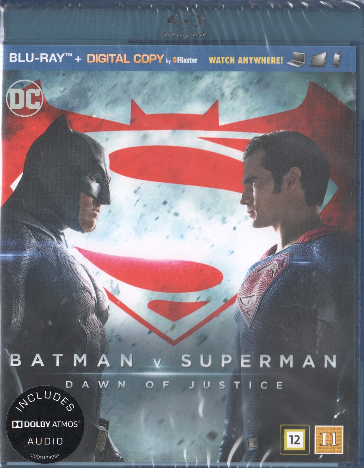 Batman V Superman Dawn of Justice (2016) Blu-ray
