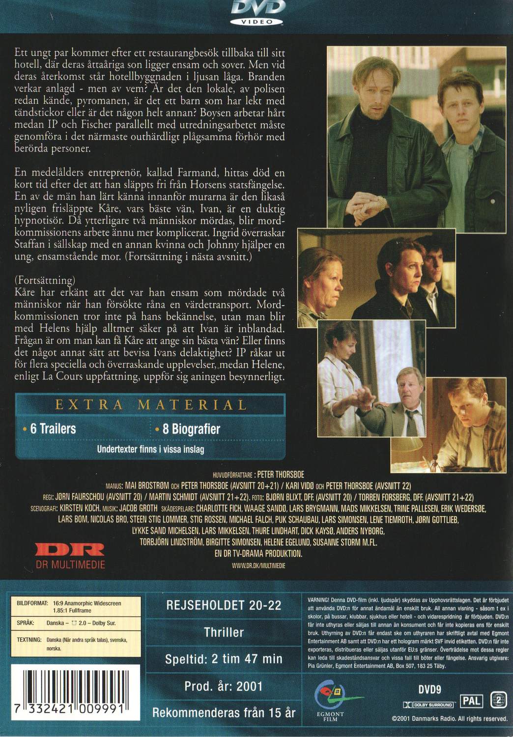 Rejseholdet 20-22 (2001) DVD, Mordkommissionen 7