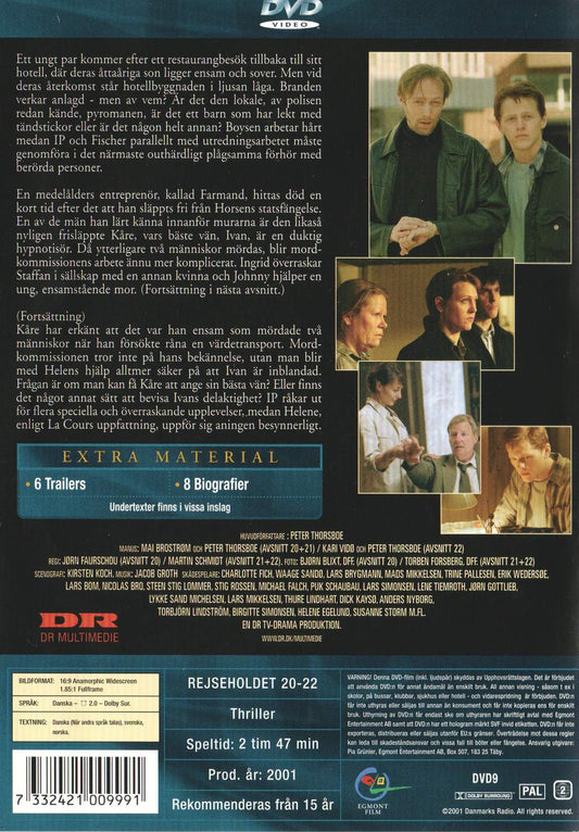 Rejseholdet 20-22 (2001) DVD, Mordkommissionen 7