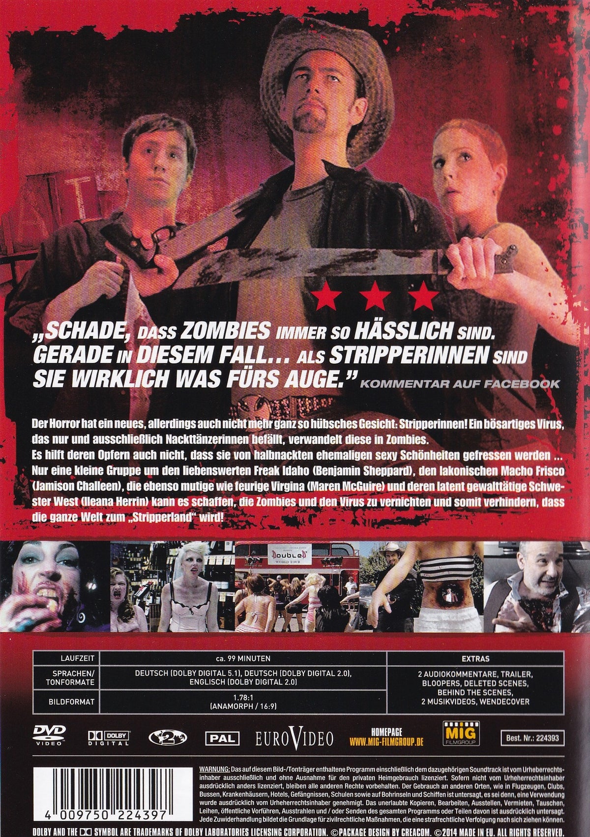 Stripper Zombieland (2011) DVD