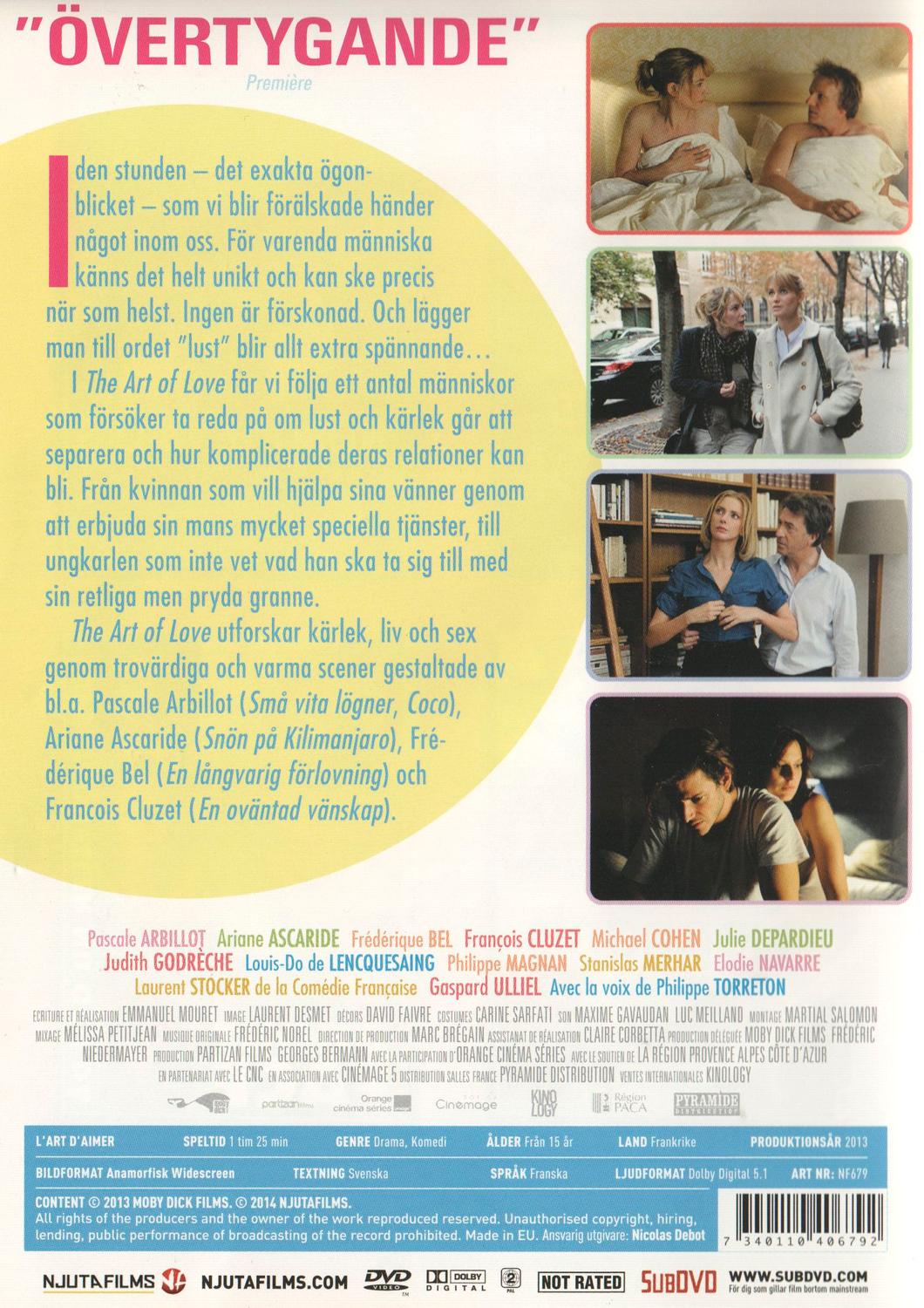L'art D'aimer (2013) DVD