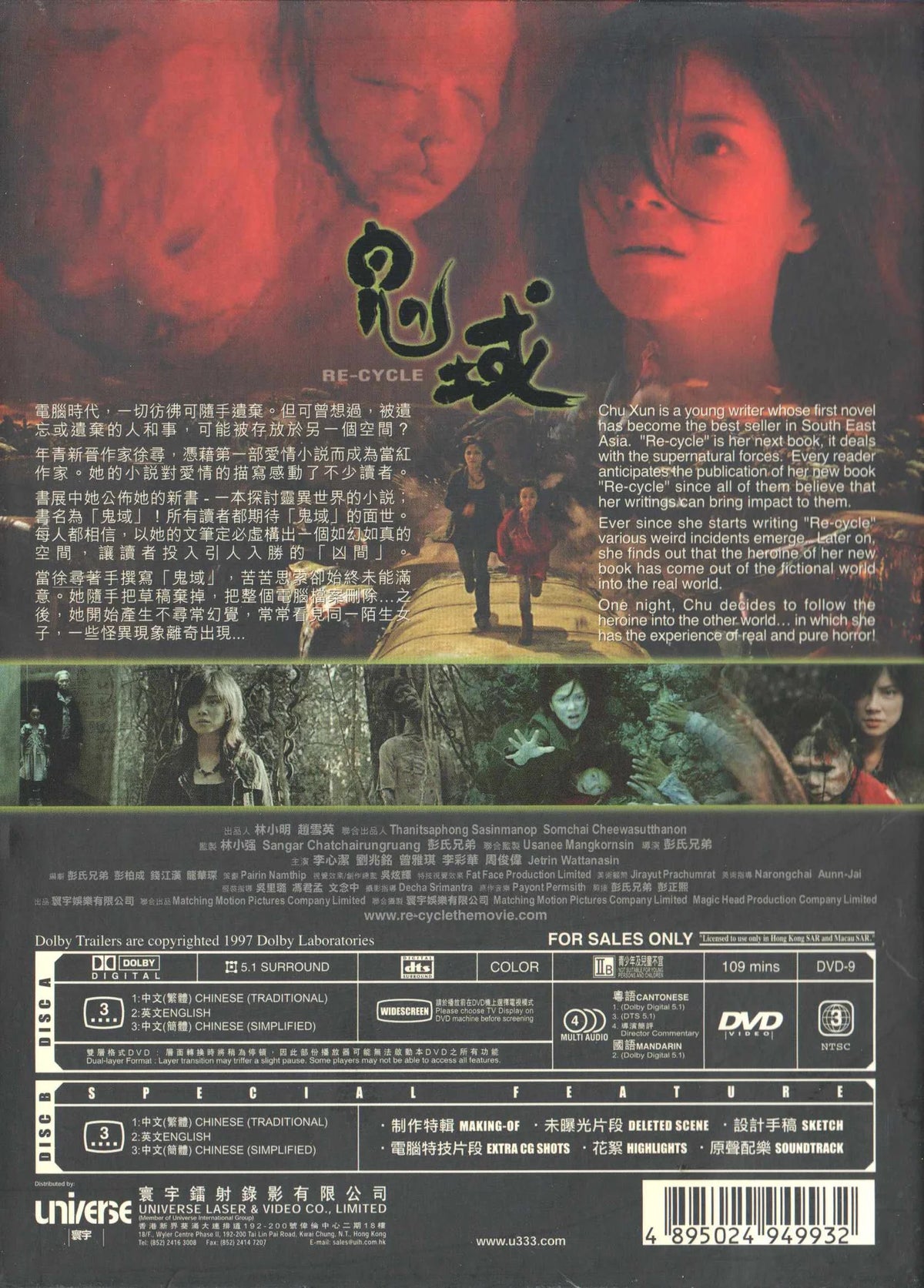 Re-cycle (2006) DVD, Director's Edition