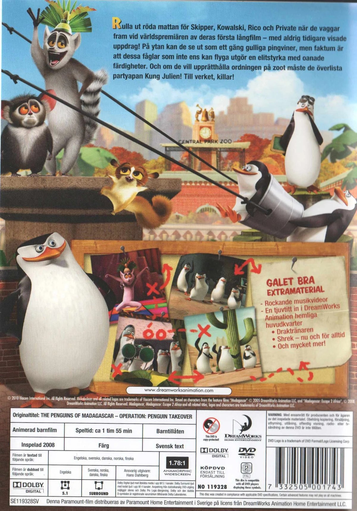 The Penguins of Madagascar Operation Penguin Takeover (2008) DVD