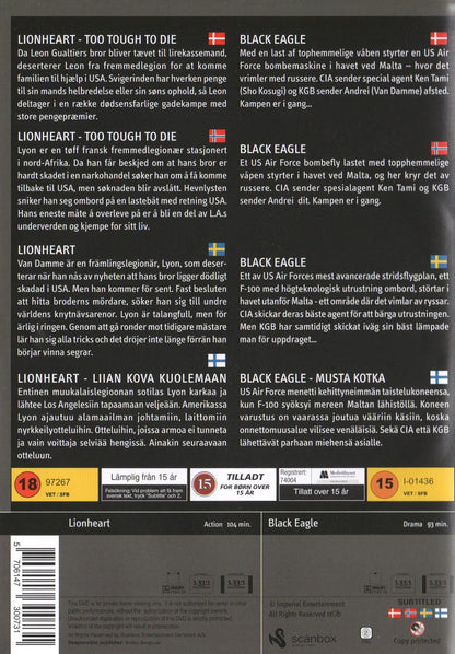 Lionheart & Black Eagle DVD