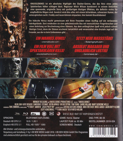 Knucklebones (2016) Blu-ray