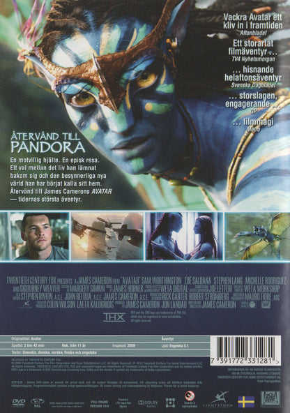 Avatar (2009) DVD