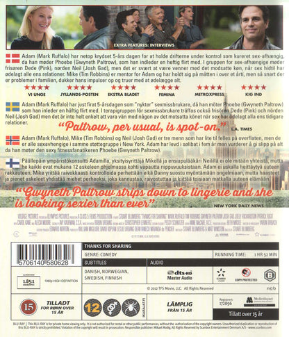 Thanks for Sharing (2012) Blu-ray