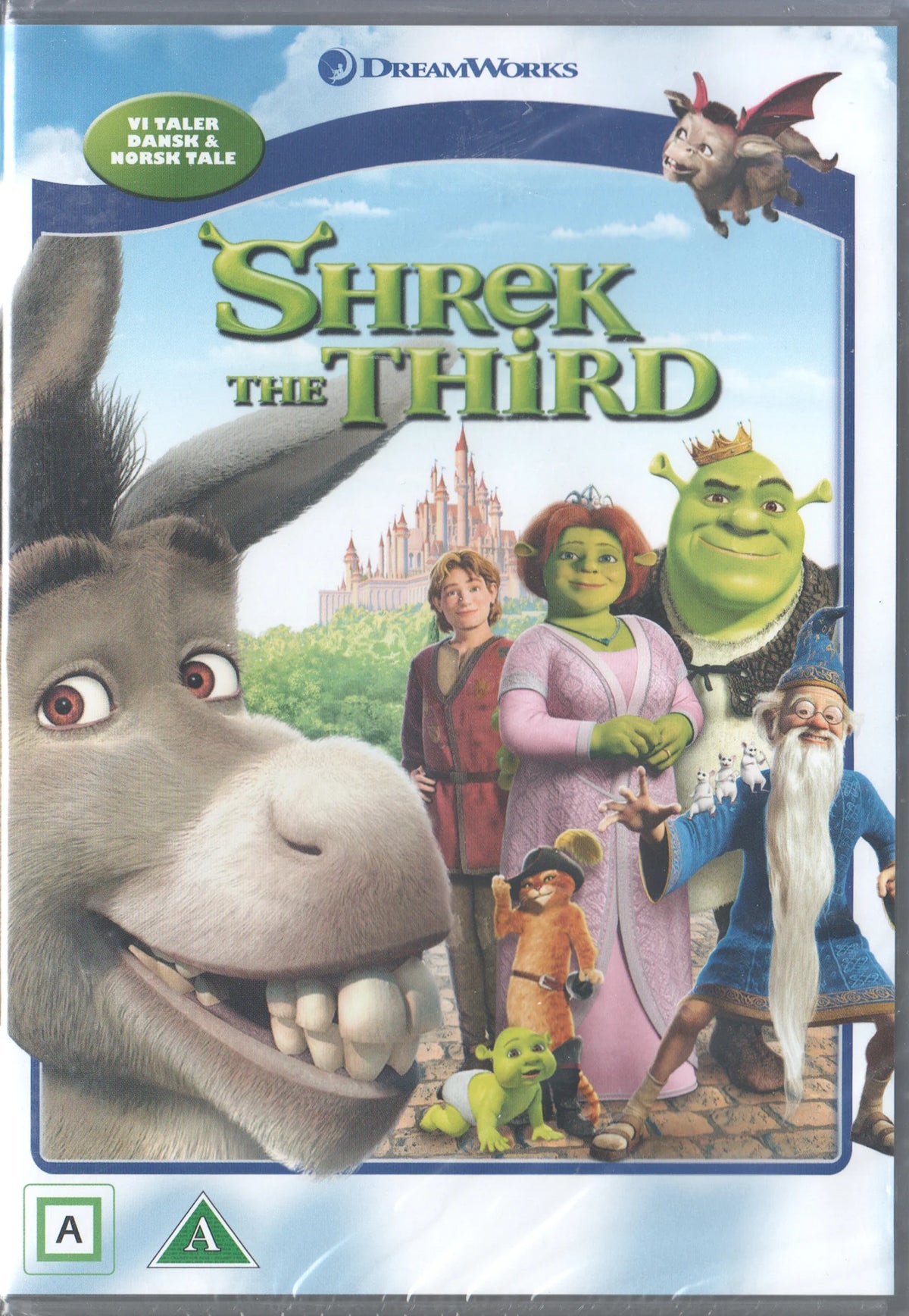 Shrek The Third (2007) DVD, Danish & Norwegian Edition