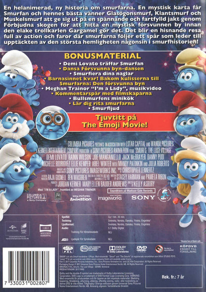 Smurfs The Lost Village (2017) DVD