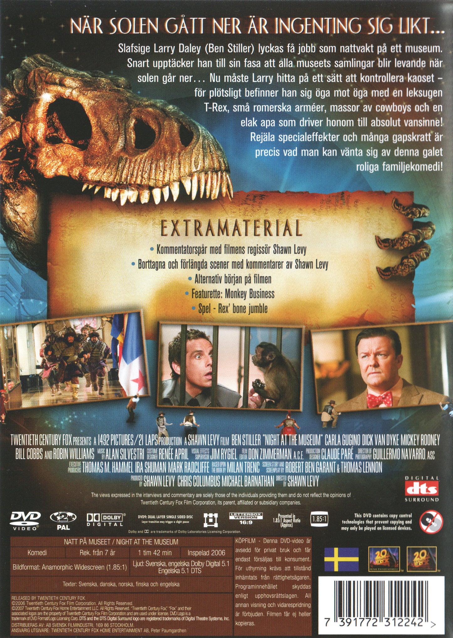 Night at the Museum 2006 DVD