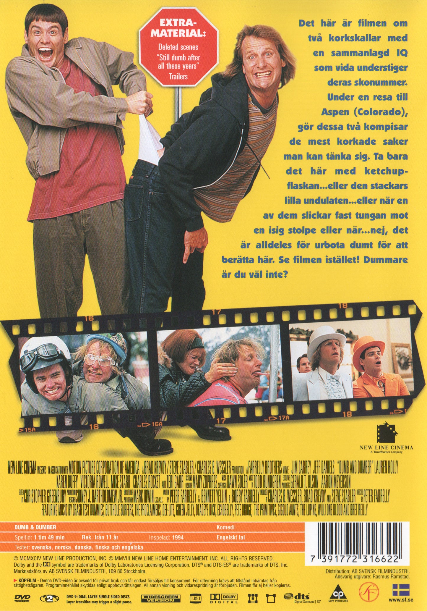 Dumb and Dumber 1994 DVD