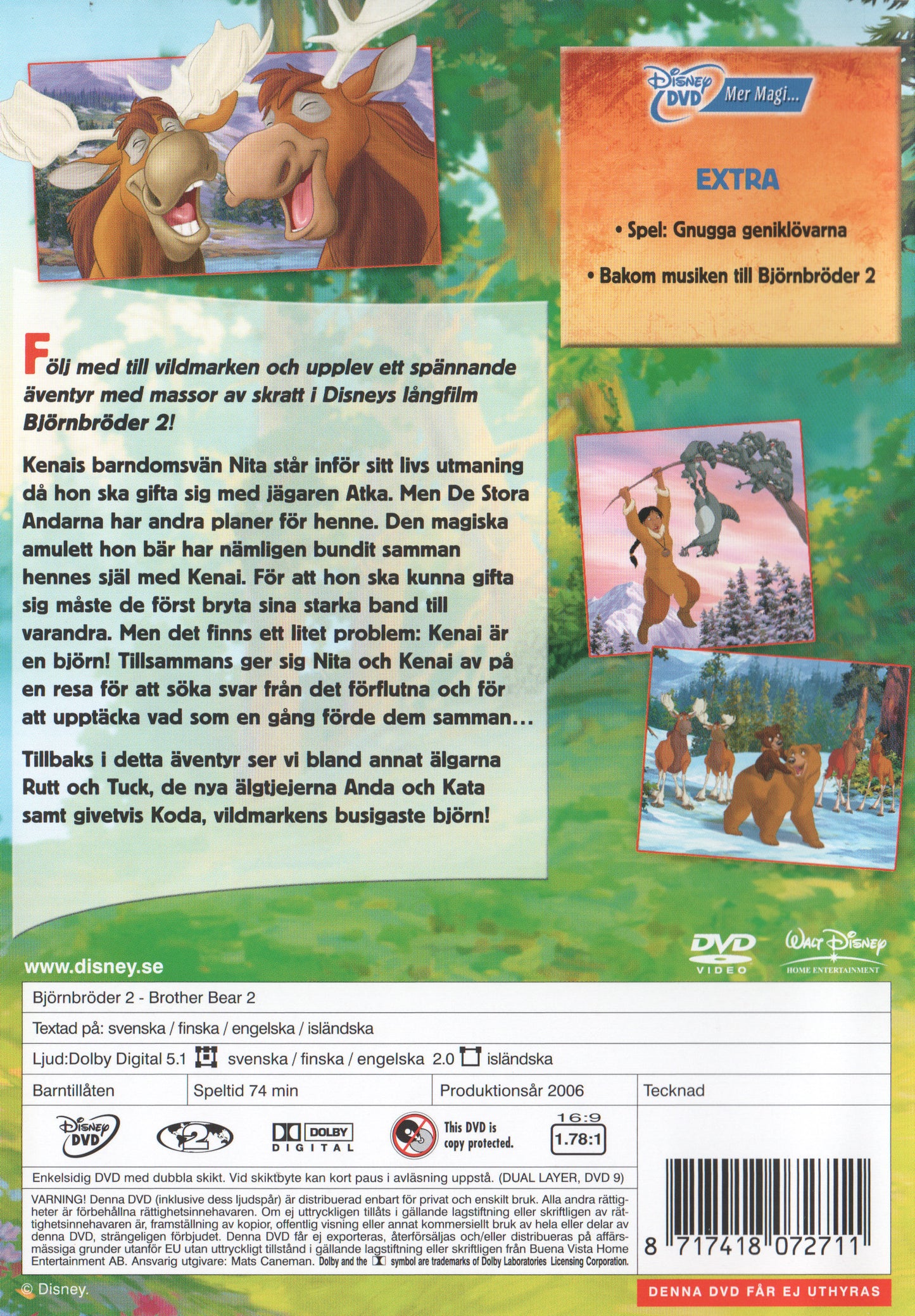 Brother Bear 2 2006 DVD