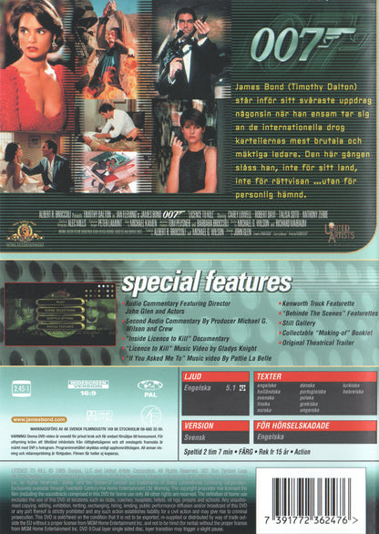License to Kill (1962) DVD, Special 007 Edition