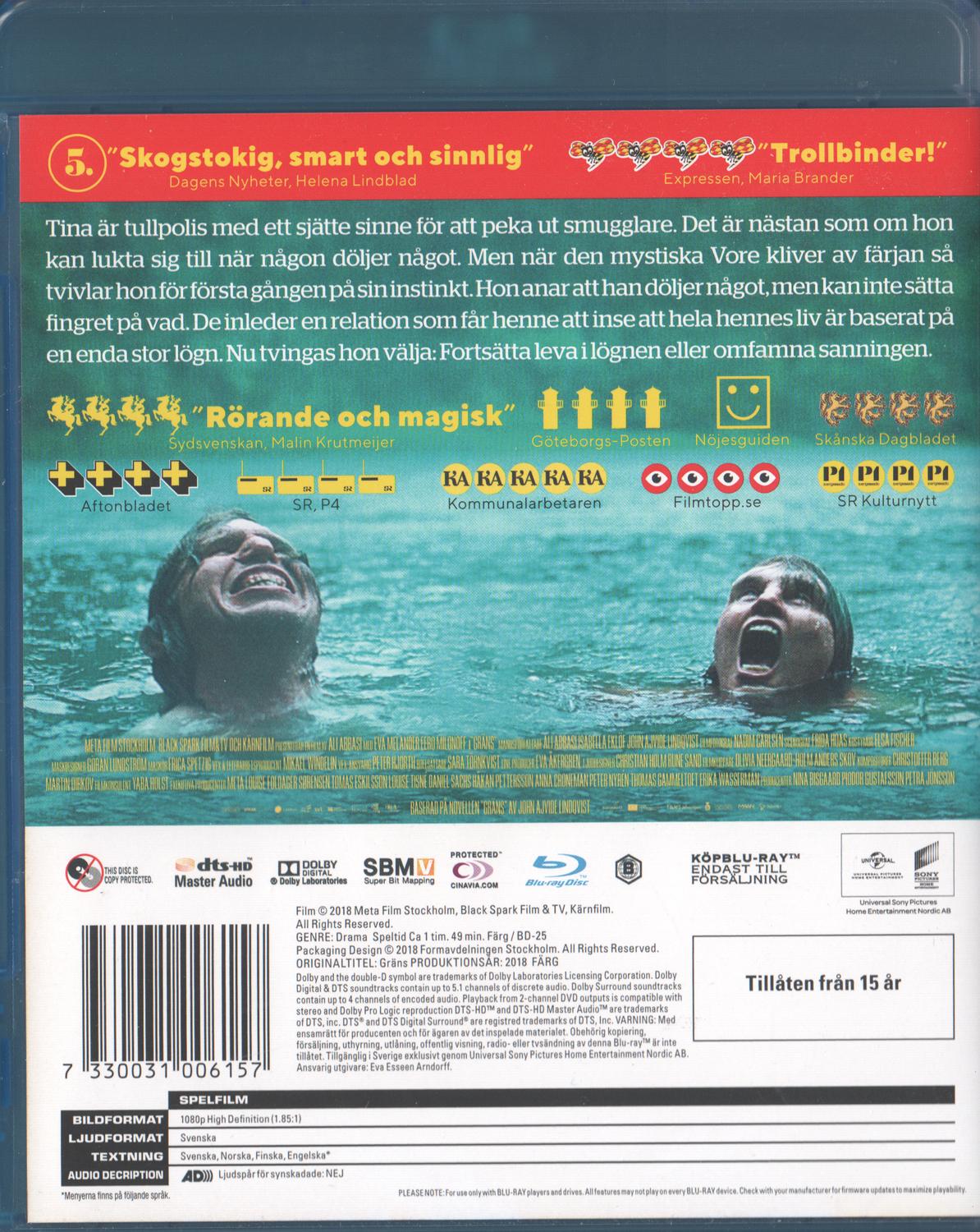 Gräns (2018) Blu-ray