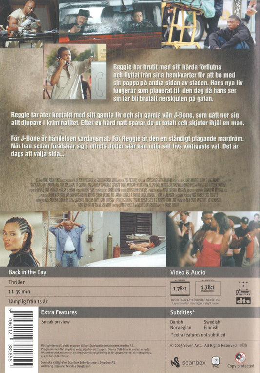 Back in the Day (2005) DVD