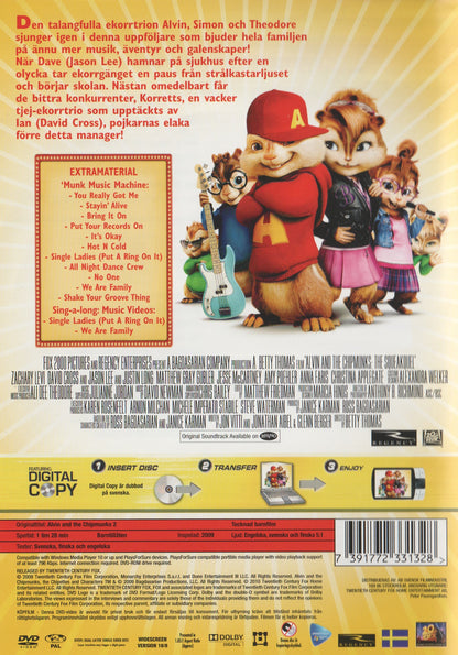 Alvin and the Chipmunks 2 (2009) DVD