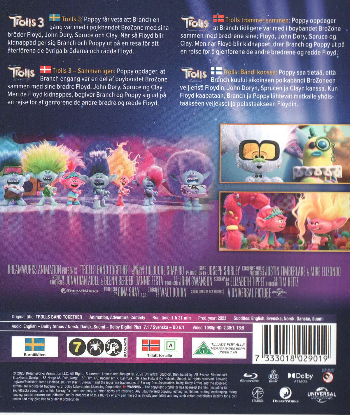 Trolls Band Together (2023) DVD