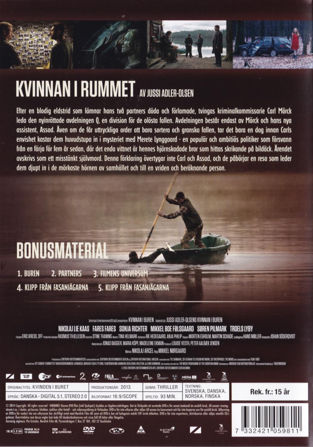Kvinnan I Rummet (2013) DVD