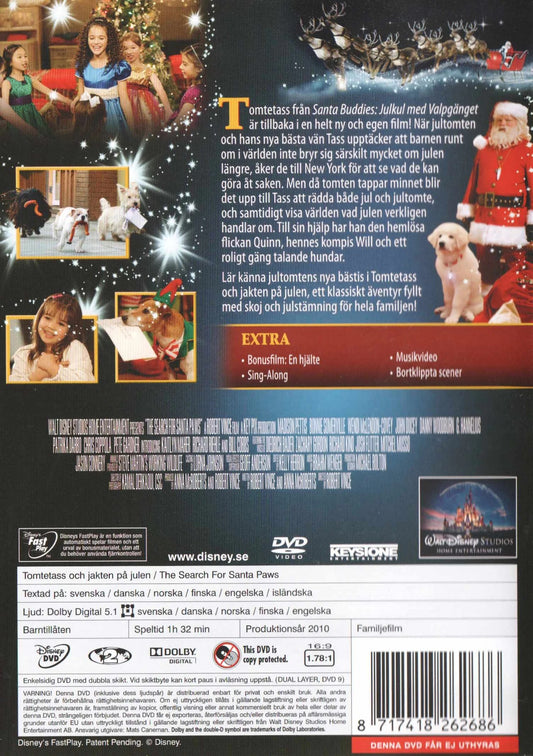 The Search for Santa Paws (2010) DVD
