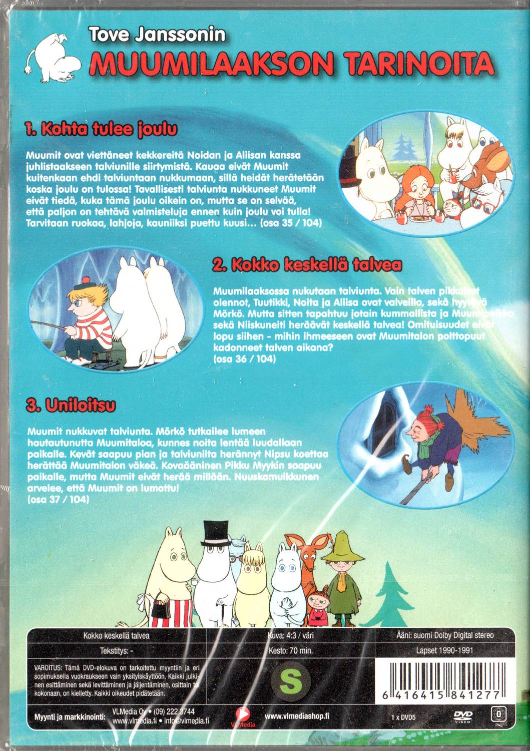 Muumi 12 Kokko Keskellä Talvea (1990) DVD, Mumin
