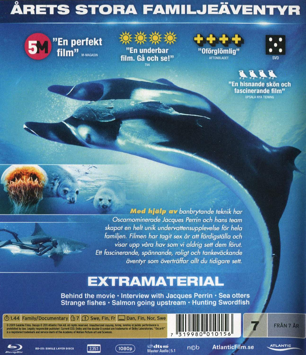 Oceans (2010) Blu-ray