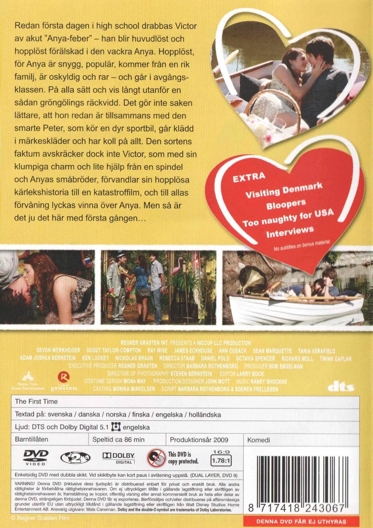 The First Time (2009) DVD