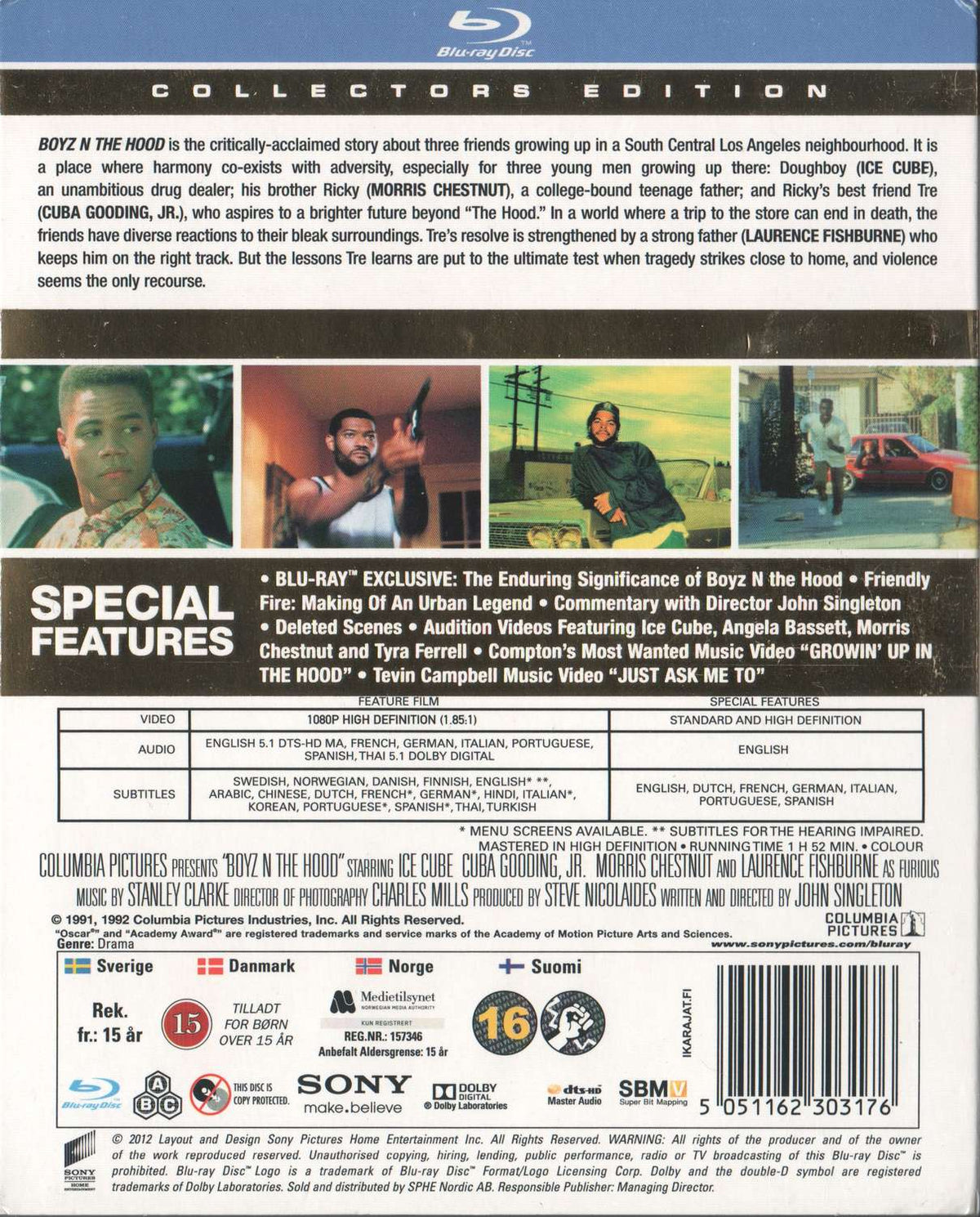 Boyz N The Hood (1991) Blu-ray, Collector's Edition
