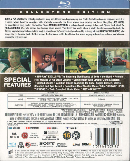 Boyz N The Hood (1991) Blu-ray, Collector's Edition