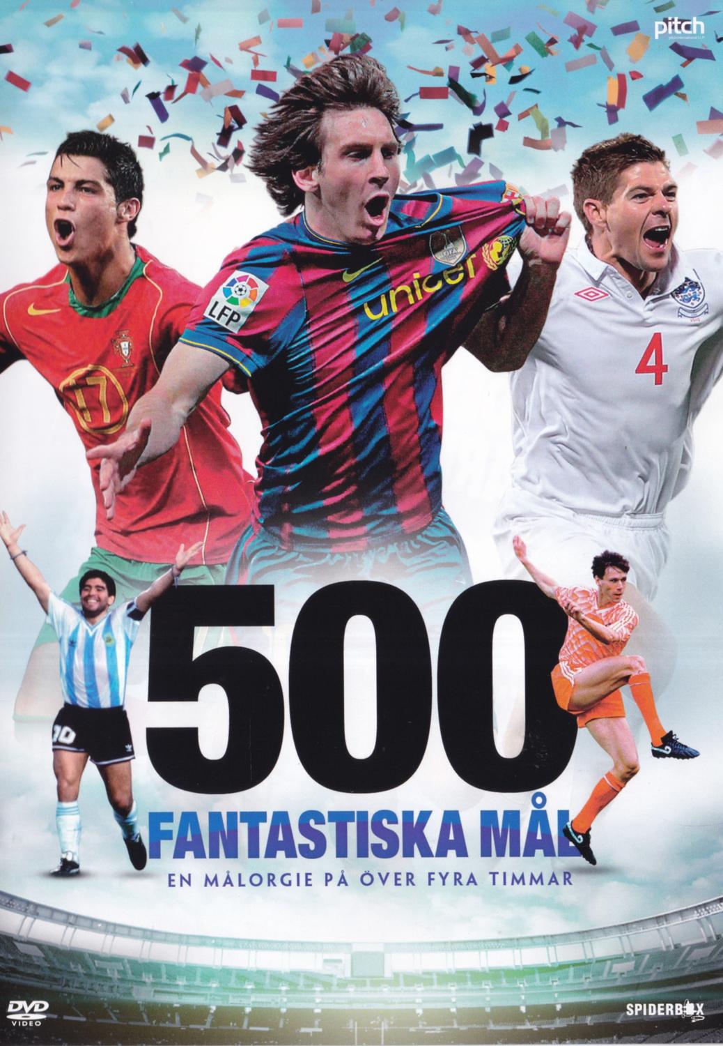 500 Fantastiska Mål (2010) DVD