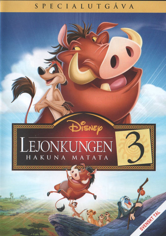 The Lion King 3 Hakuna Matata (2003) DVD, Special Edition