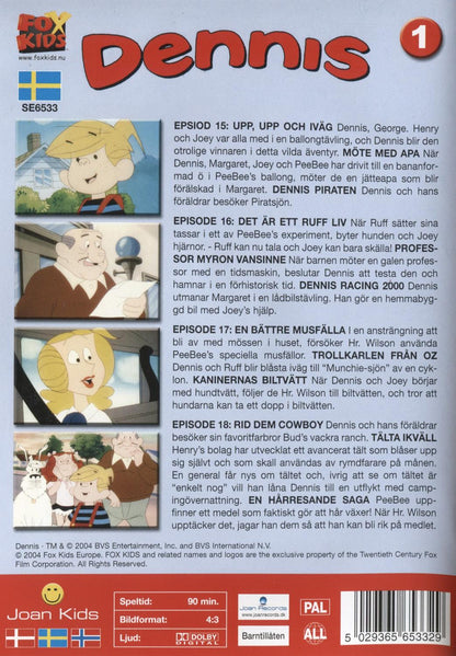 Dennis 1 Episod 15-18 (2004) DVD