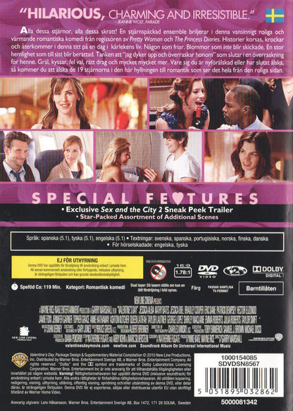 Valentine's Day (2010) DVD