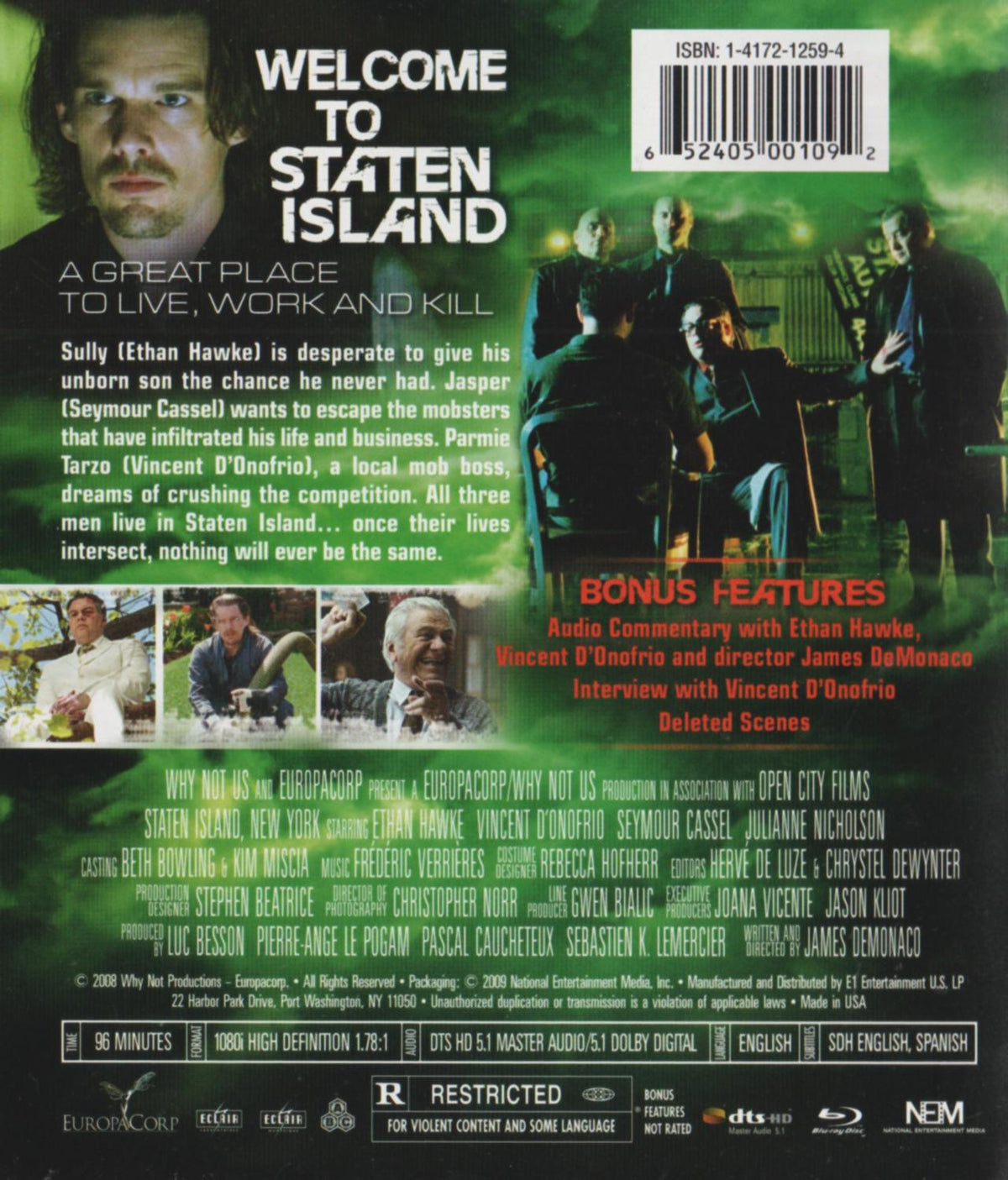 Staten Island New York (2009) Blu-ray