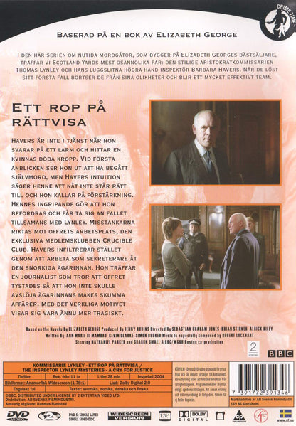 The Inspector Lynley Mysteries A Cry for Justice (2004) DVD