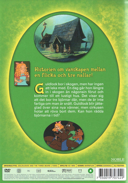 Goldilocks and the three Bears (1995) DVD
