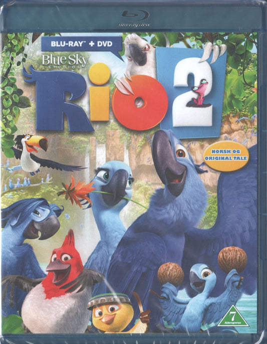 Rio 2 (2014) Blu-ray, Norwegian Edition