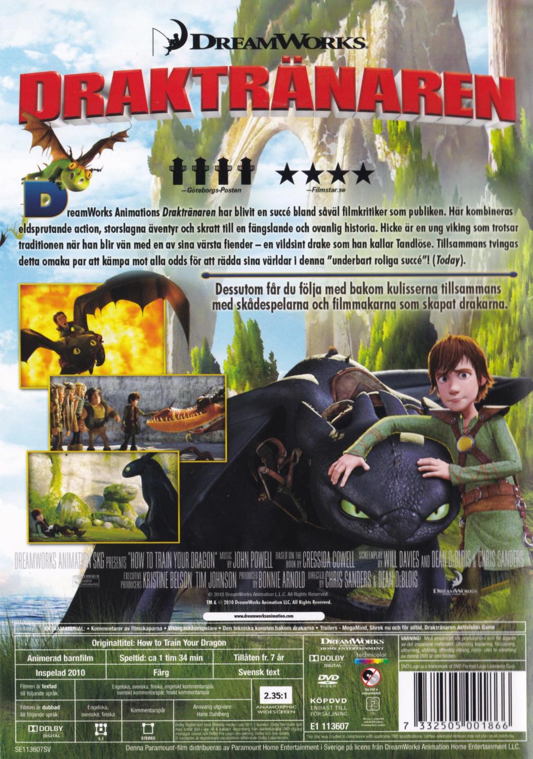 How to Train Your Dragon (2010) DVD