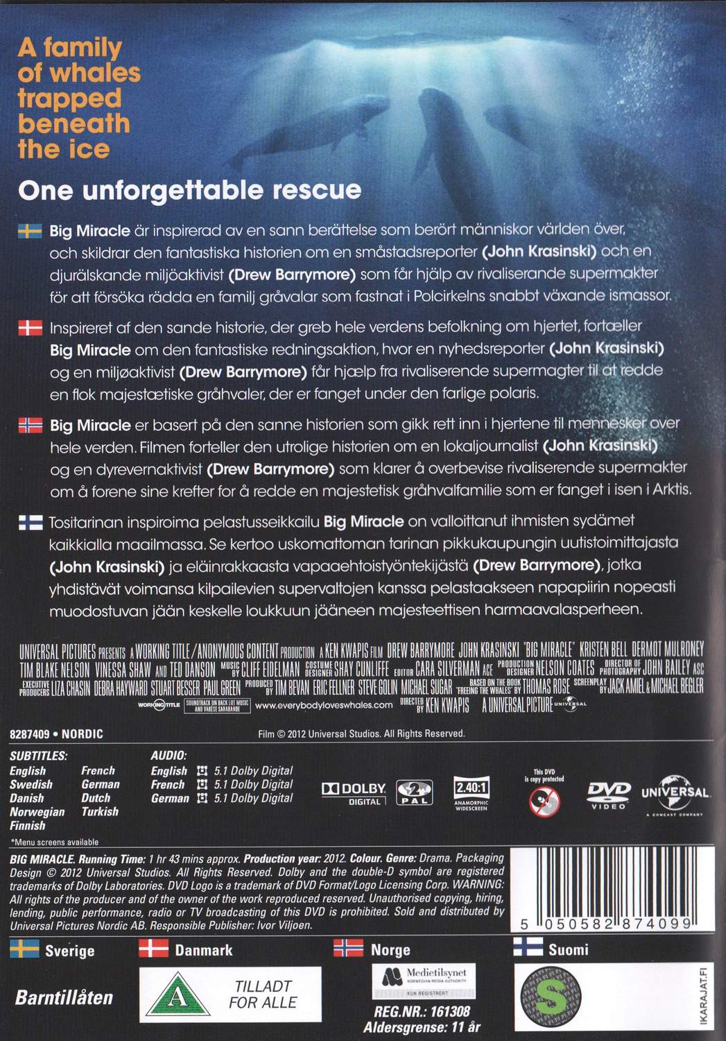 Big Miracle (2012) Blu-ray