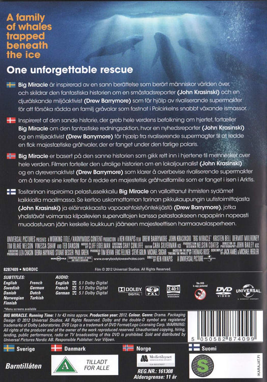 Big Miracle (2012) Blu-ray