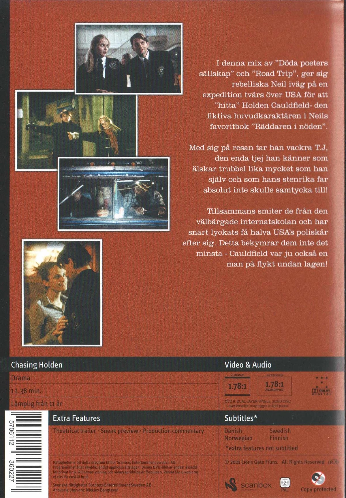 Chasing Holden (2001) DVD