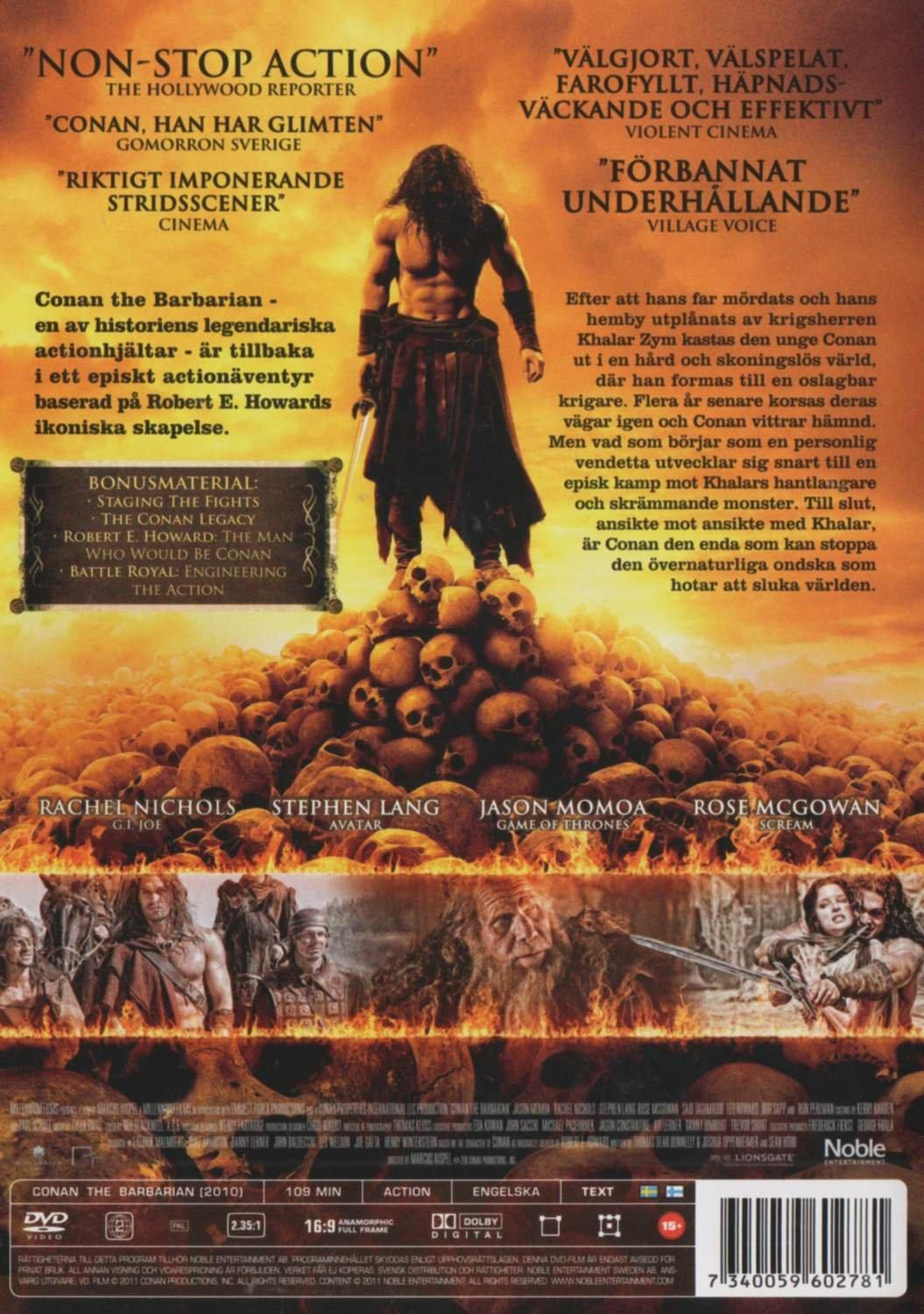 Conan the Barbarian (2010) DVD