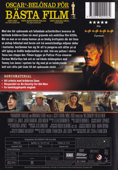No Country for Old Men (2007) DVD